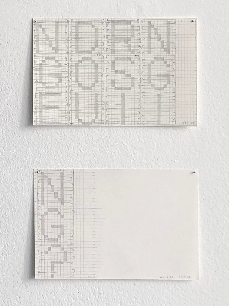 Natalia Blanch, Ensemble errant, Texte Texture Textile exhibition