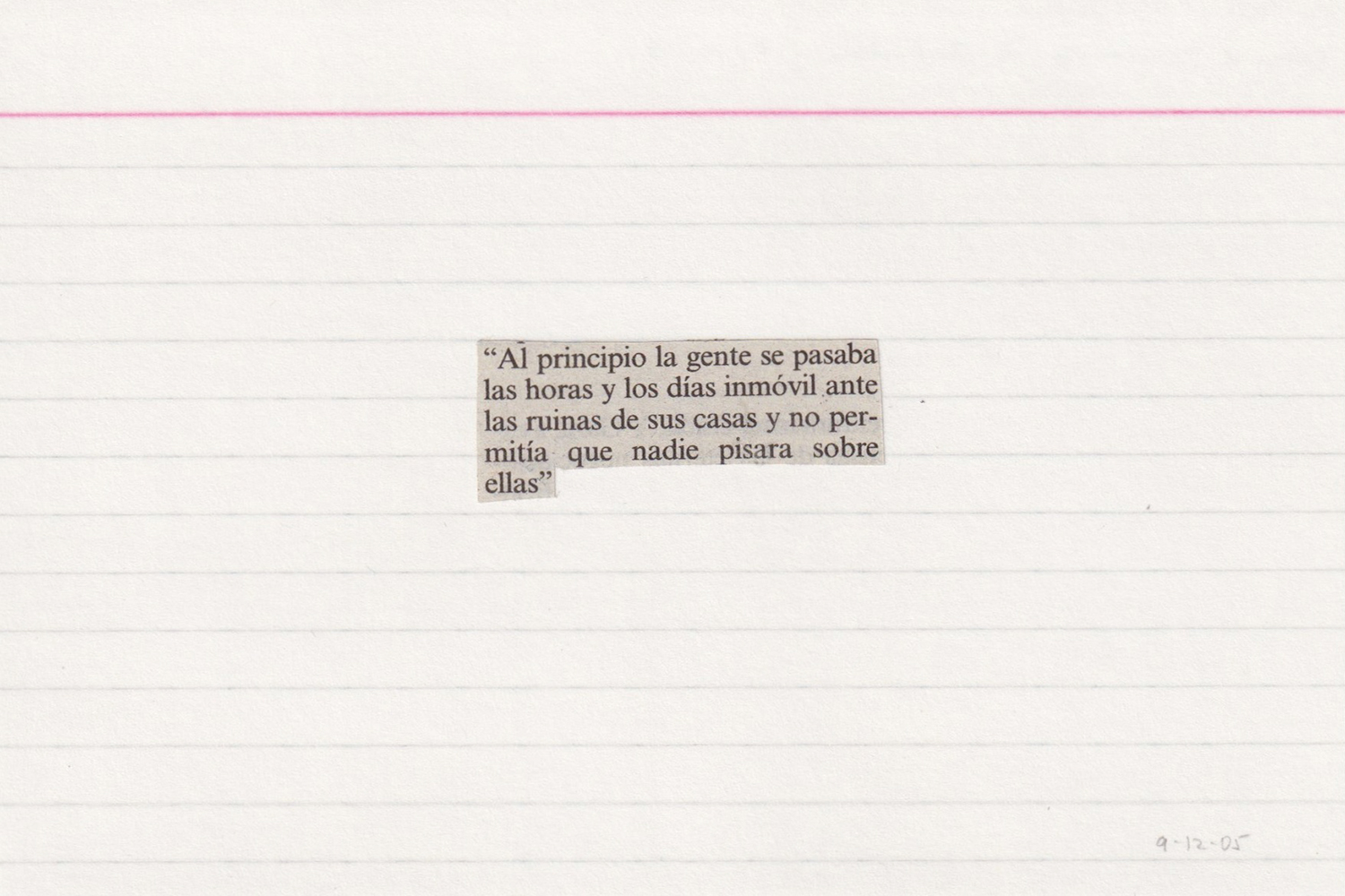 Natalia Blanch, Minimal Drawings