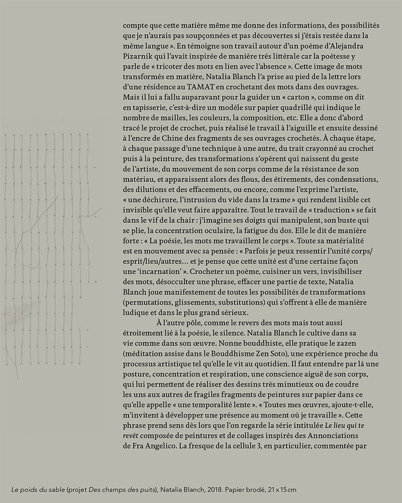Natalia Blanch, Lucile Bertrand, I dwell in Possibility