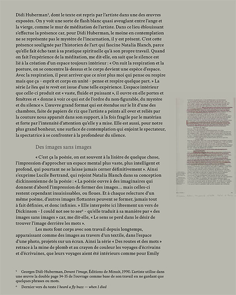 Natalia Blanch, Lucile Bertrand, I dwell in Possibility