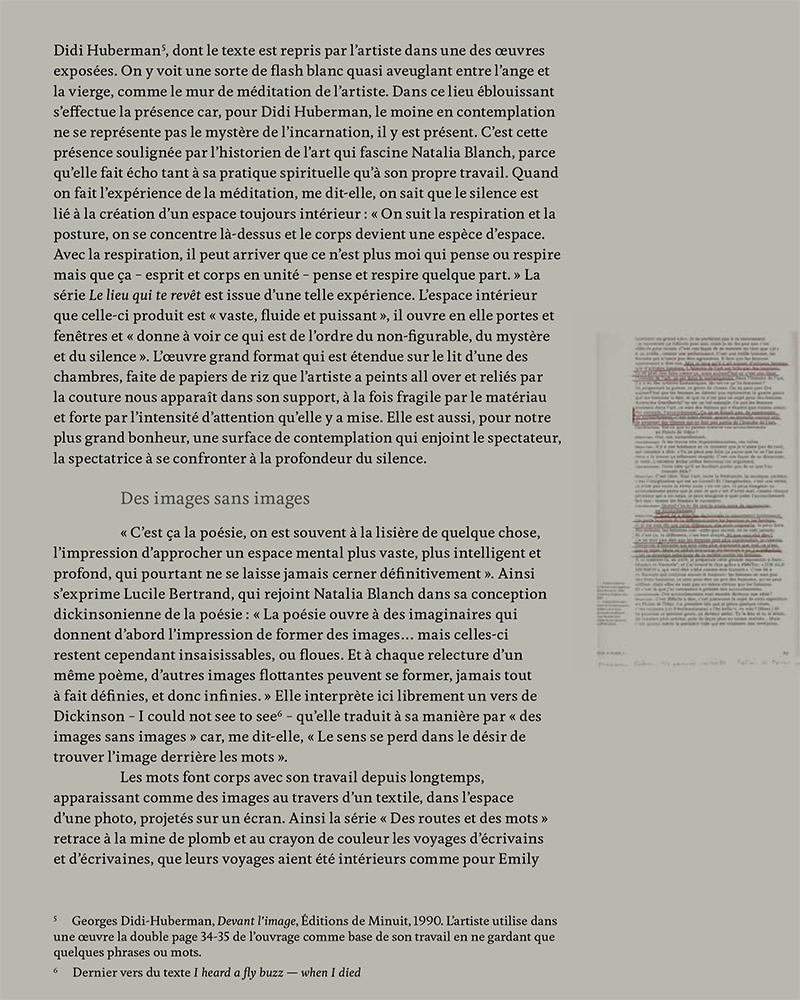 Natalia Blanch, Lucile Bertrand, I dwell in Possibility