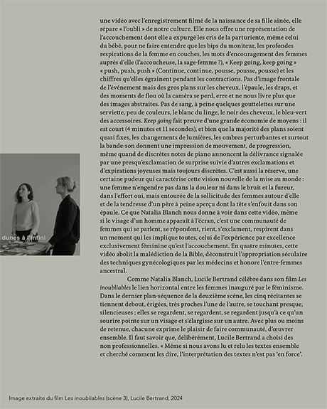 Natalia Blanch, Lucile Bertrand, I dwell in Possibility