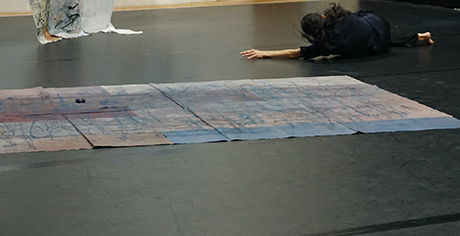 Natalia Blanch and Lisa Da Boit performance