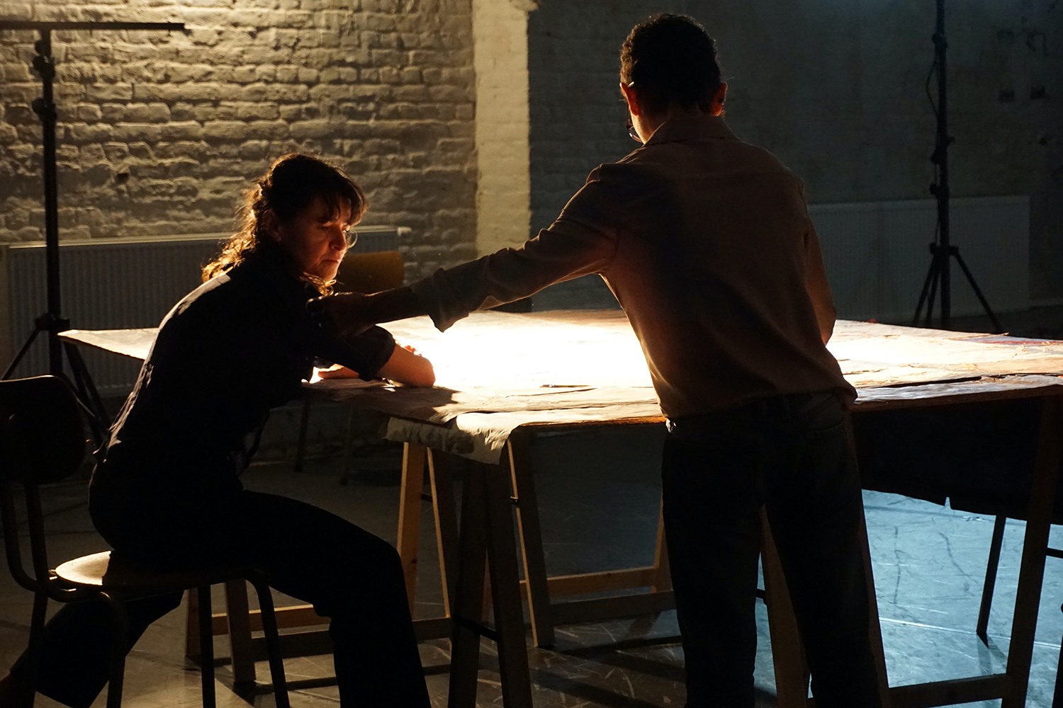 Natalia Blanch and Lisa Da Boit performance