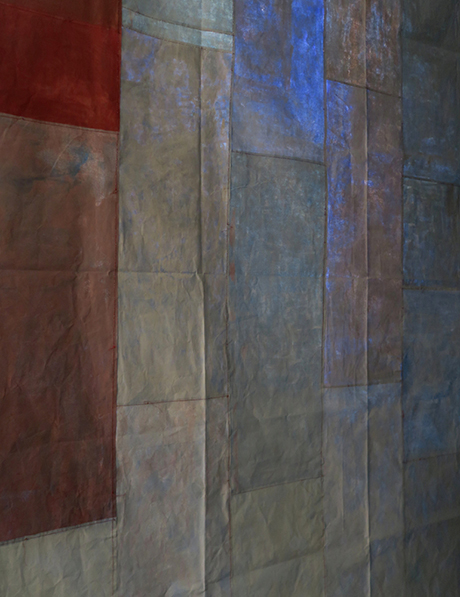 Natalia Blanch, painting, diptych Vestigio