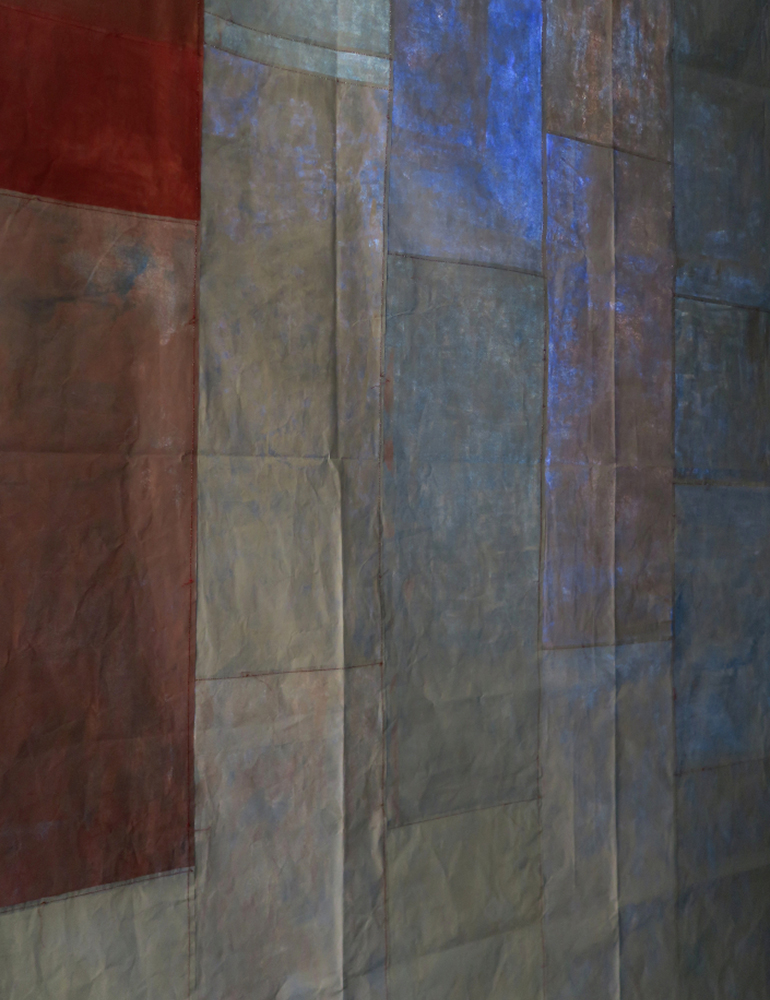 Natalia Blanch, painting, diptych Vestigio