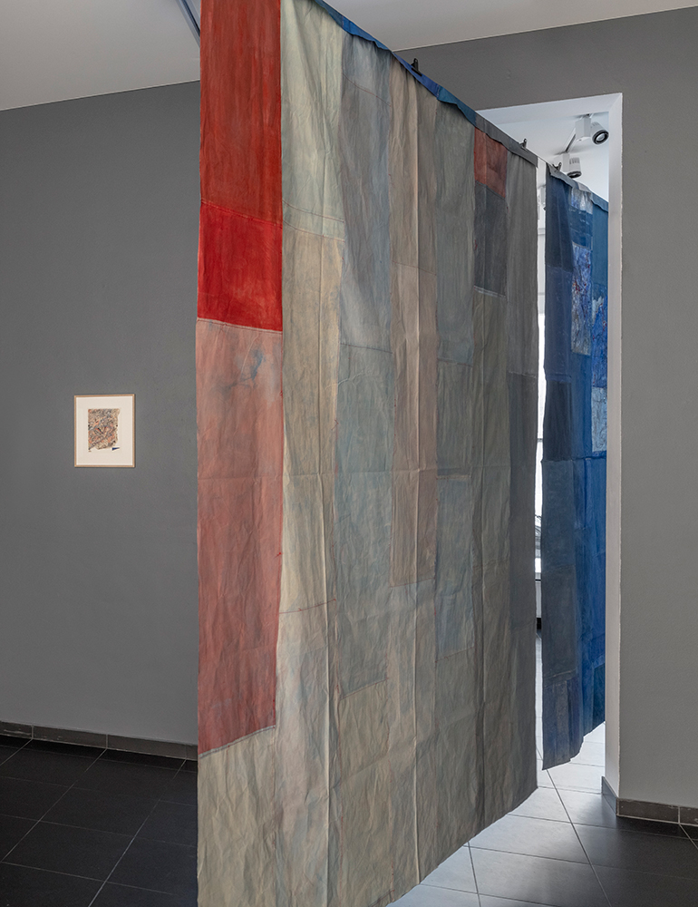Natalia Blanch, painting, diptych Vestigio