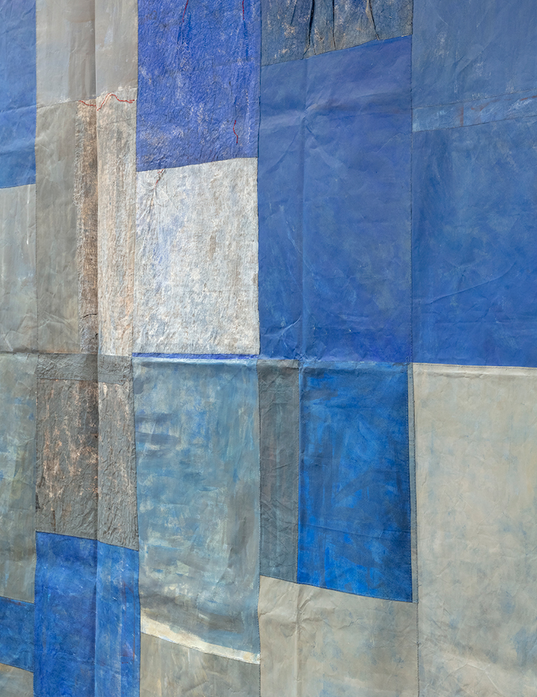 Natalia Blanch, painting, diptych Vestigio