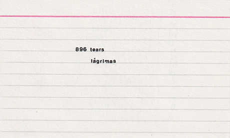 Natalia Blanch, 896 Lágrimas from Des champs des puits project