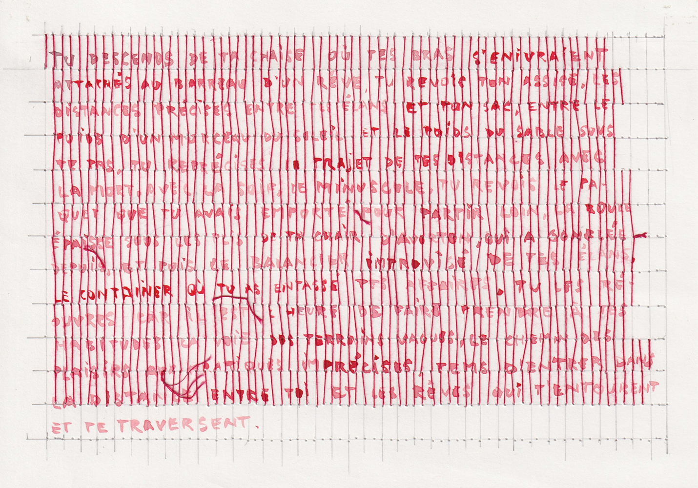 Natalia Blanch, Tu descends from Des champs des puits project