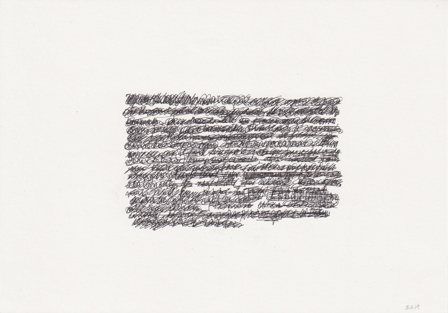 Natalia Blanch, Une rature from Des champs des puits project
