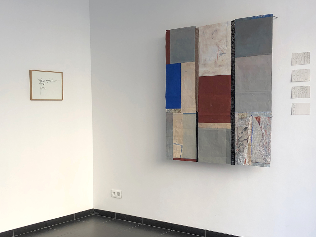 Natalia Blanch, Ensemble errant, Texte Texture Textile exhibition