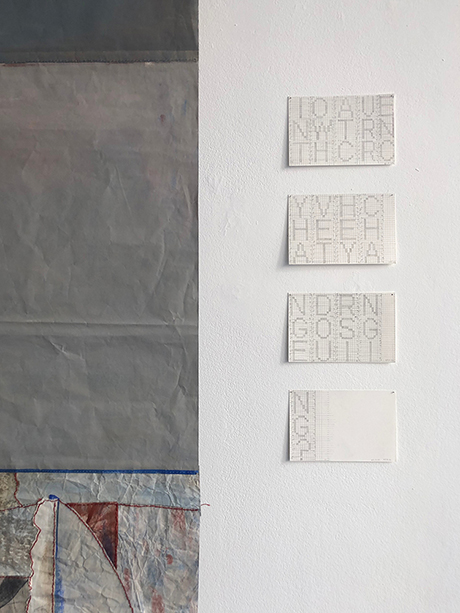 Natalia Blanch, Ensemble errant, Texte Texture Textile exhibition