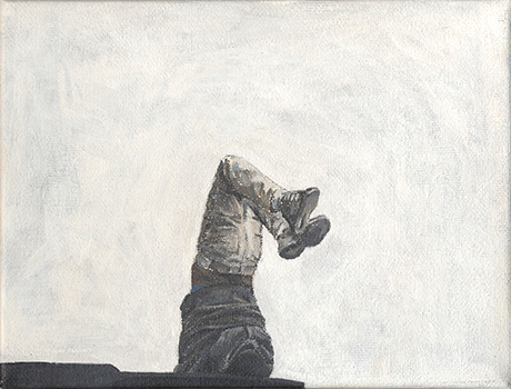 Natalia Blanch, Feu Rouge painting