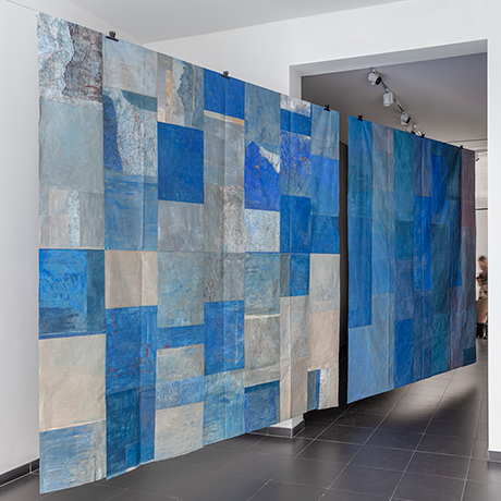 Natalia Blanch, painting, diptych Vestigio