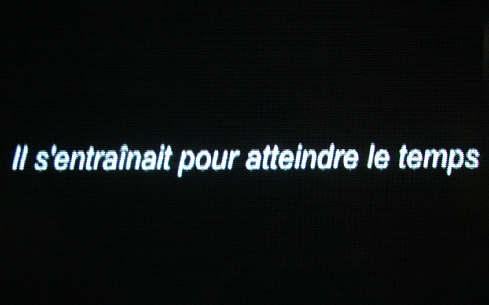 Natalia Blanch, video Feu rouge